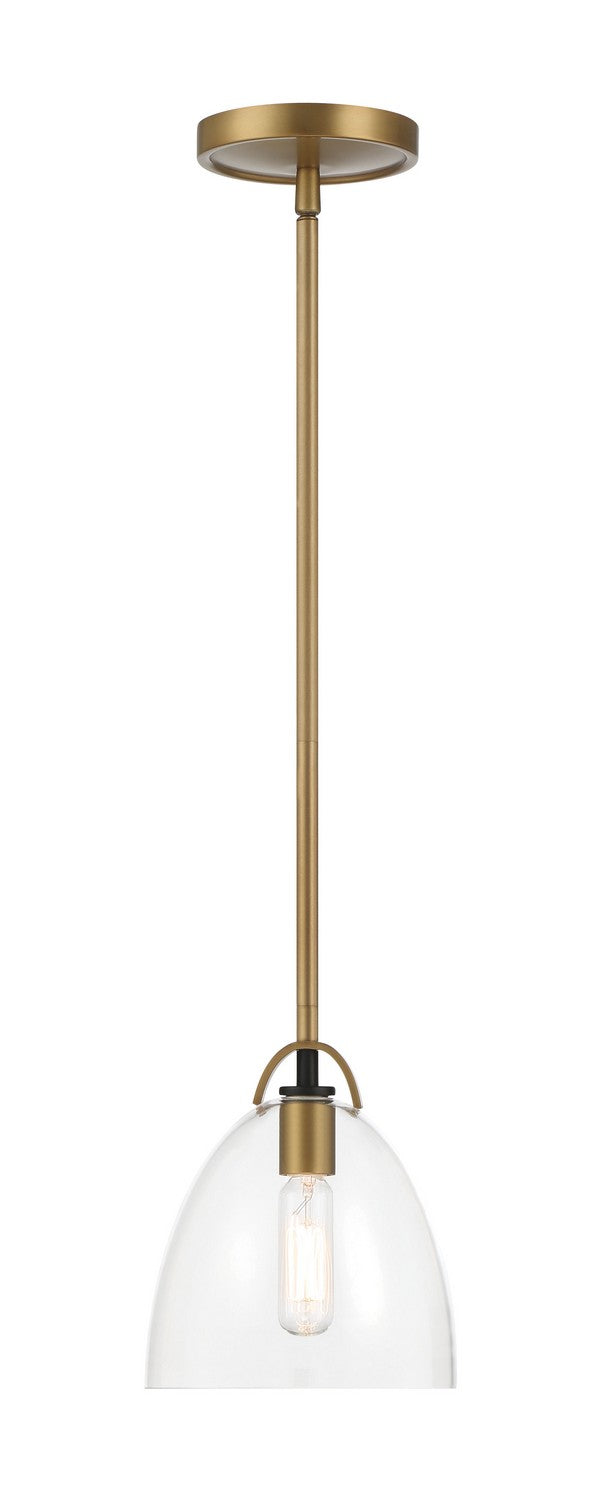 Minka-Lavery - 5711-876 - One Light Pendant - Sommersby - Legacy Brass