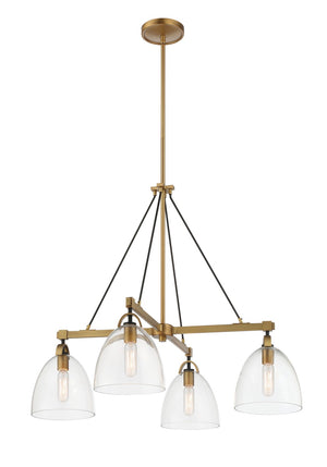 Minka-Lavery - 5714-876 - Four Light Chandelier - Sommersby - Legacy Brass