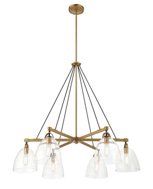 Minka-Lavery - 5716-876 - Six Light Chandelier - Sommersby - Legacy Brass