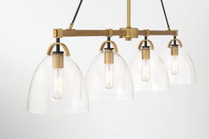 Minka-Lavery - 5717-876 - Four Light Island Pendant - Sommersby - Legacy Brass