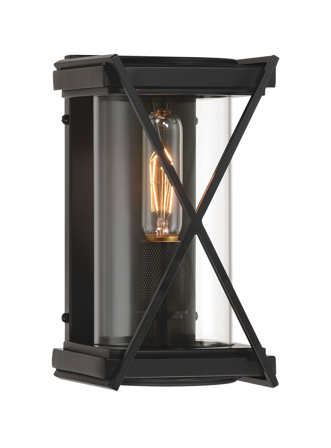 Minka-Lavery - 77601-899 - One Light Outdoor Wall Sconce - Rockhill - Dark Matte Black