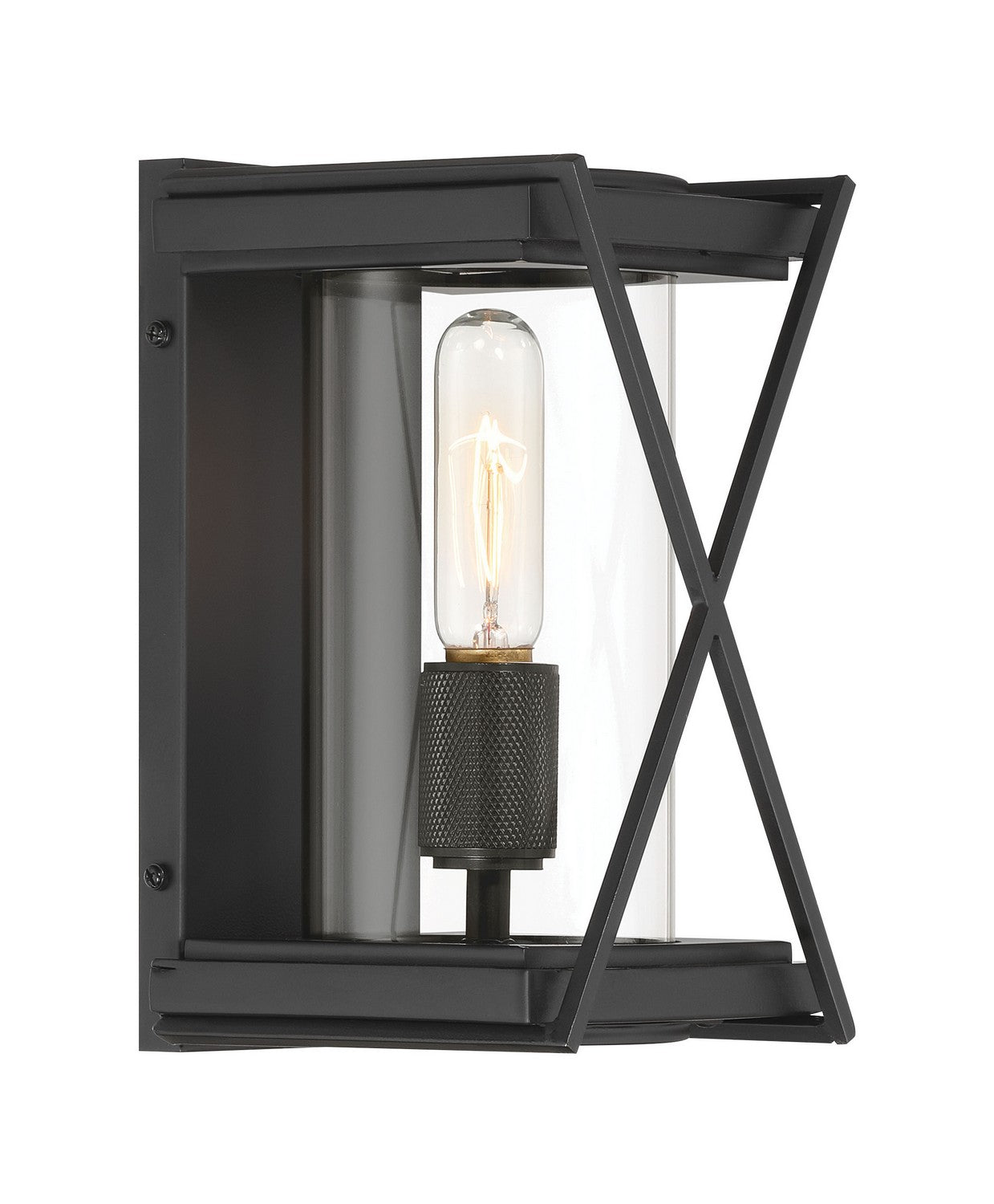 Minka-Lavery - 77601-899 - One Light Outdoor Wall Sconce - Rockhill - Dark Matte Black