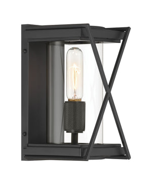 Minka-Lavery - 77601-899 - One Light Outdoor Wall Sconce - Rockhill - Dark Matte Black