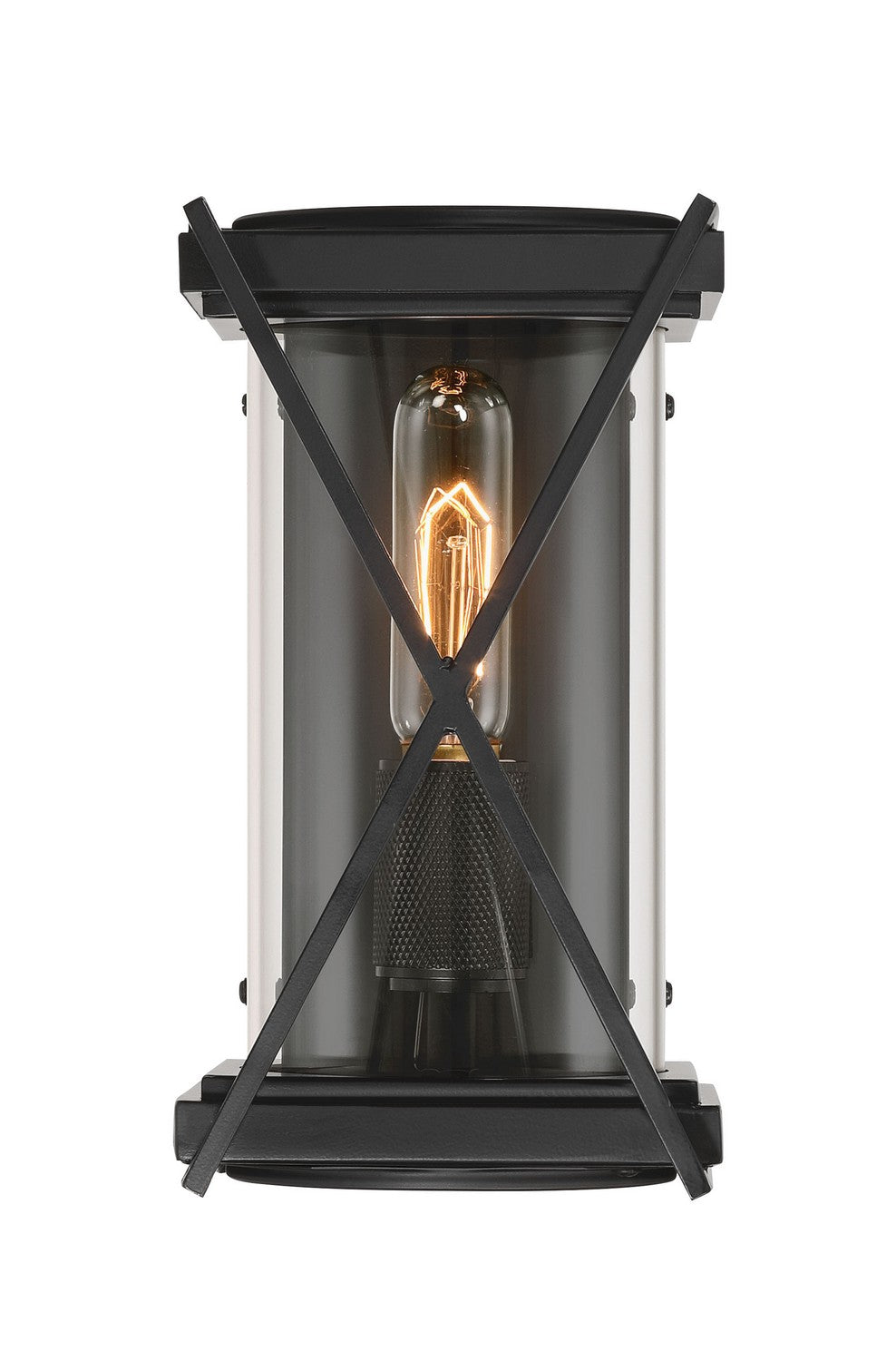 Minka-Lavery - 77601-899 - One Light Outdoor Wall Sconce - Rockhill - Dark Matte Black