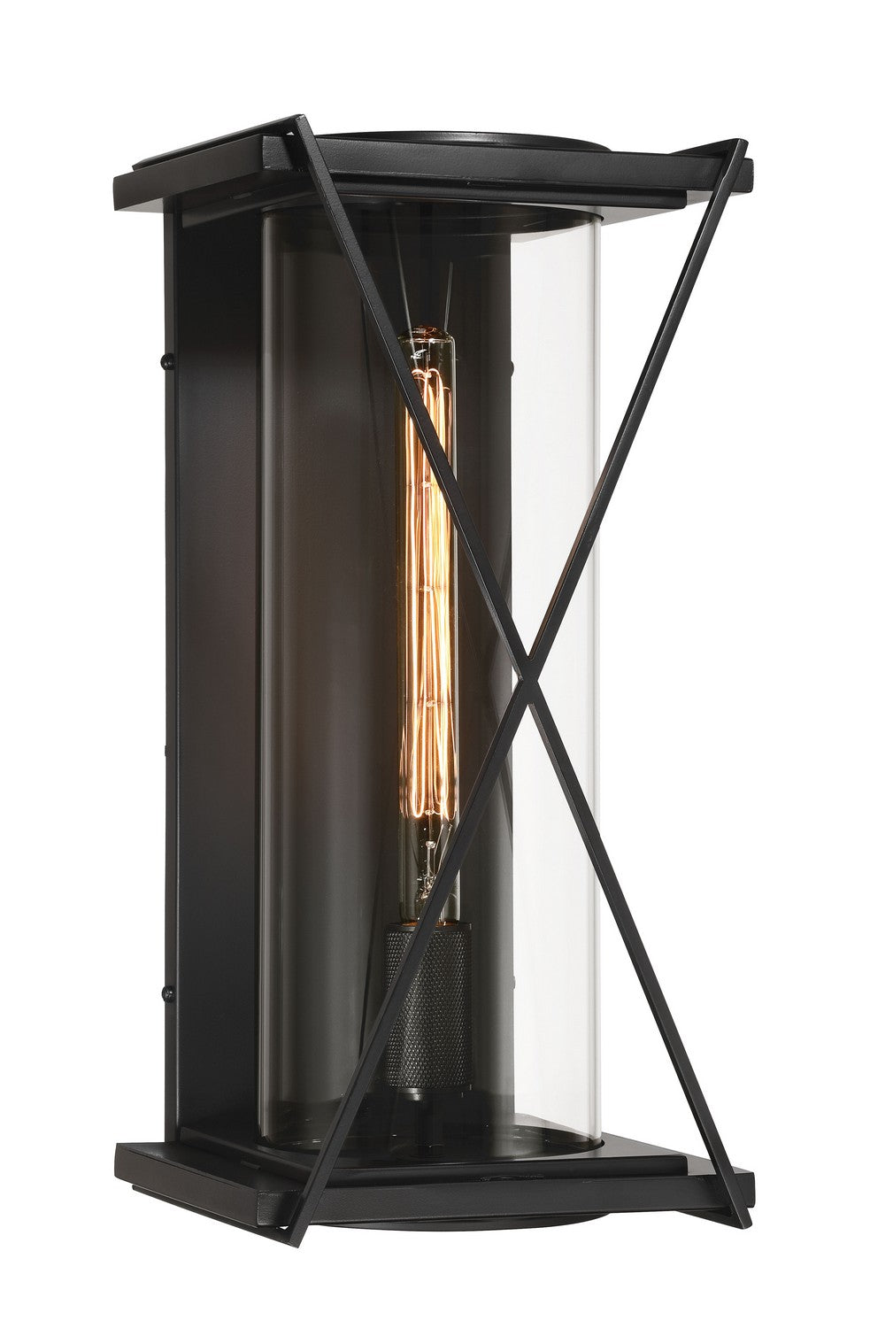 Minka-Lavery - 77602-899 - One Light Outdoor Wall Sconce - Rockhill - Dark Matte Black