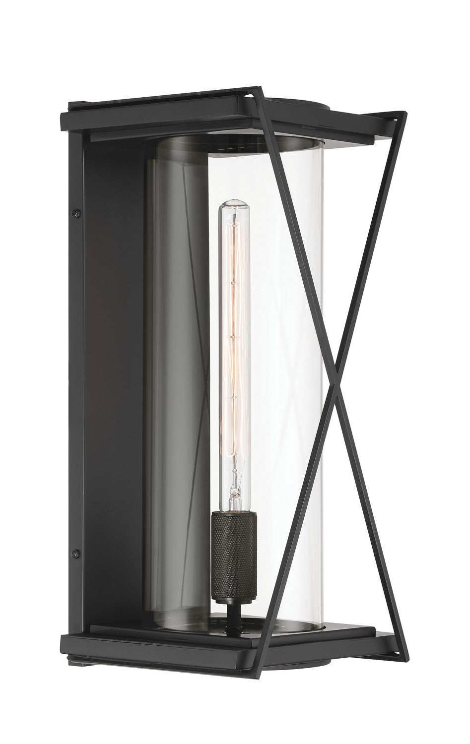 Minka-Lavery - 77602-899 - One Light Outdoor Wall Sconce - Rockhill - Dark Matte Black