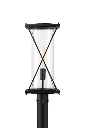 Minka-Lavery - 77605-899 - One Light Outdoor Post Mount - Rockhill - Dark Matte Black
