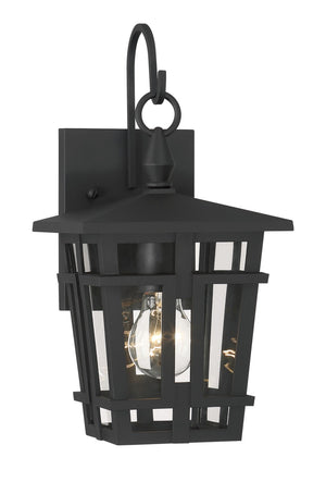Minka-Lavery - 77900-66 - One Light Outdoor Wall Sconce - Fieldstone - Sand Coal Black