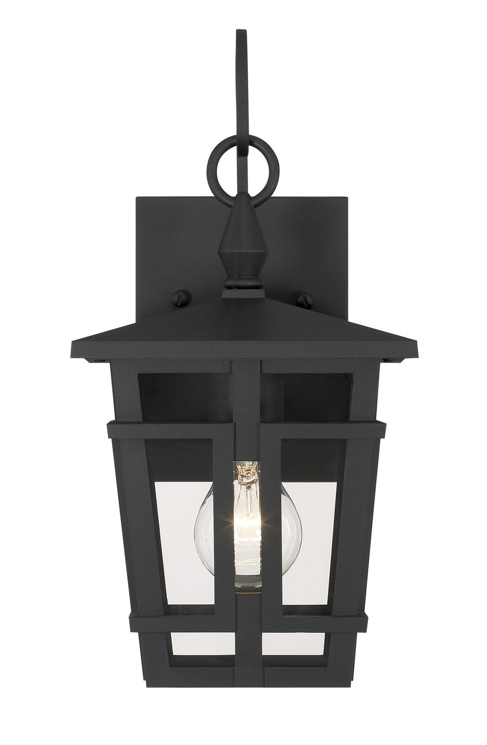 Minka-Lavery - 77900-66 - One Light Outdoor Wall Sconce - Fieldstone - Sand Coal Black