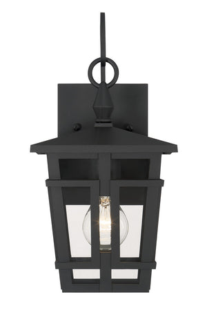 Minka-Lavery - 77900-66 - One Light Outdoor Wall Sconce - Fieldstone - Sand Coal Black