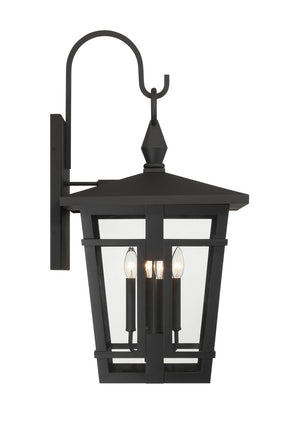 Minka-Lavery - 77902-66 - Four Light Outdoor Wall Sconce - Fieldstone - Sand Coal Black