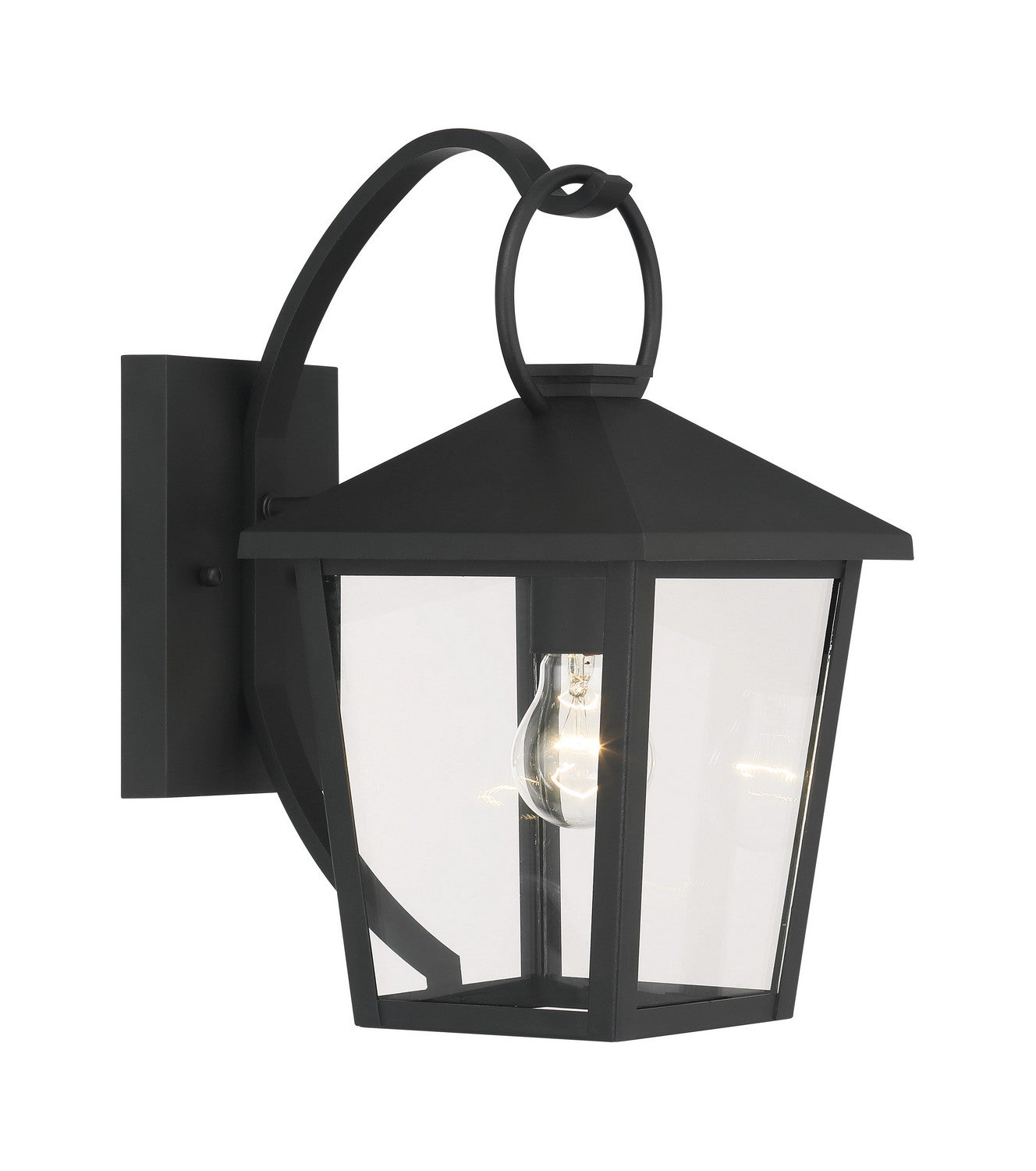 Minka-Lavery - 78000-66 - One Light Outdoor Wall Sconce - Parkside - Sand Coal Black