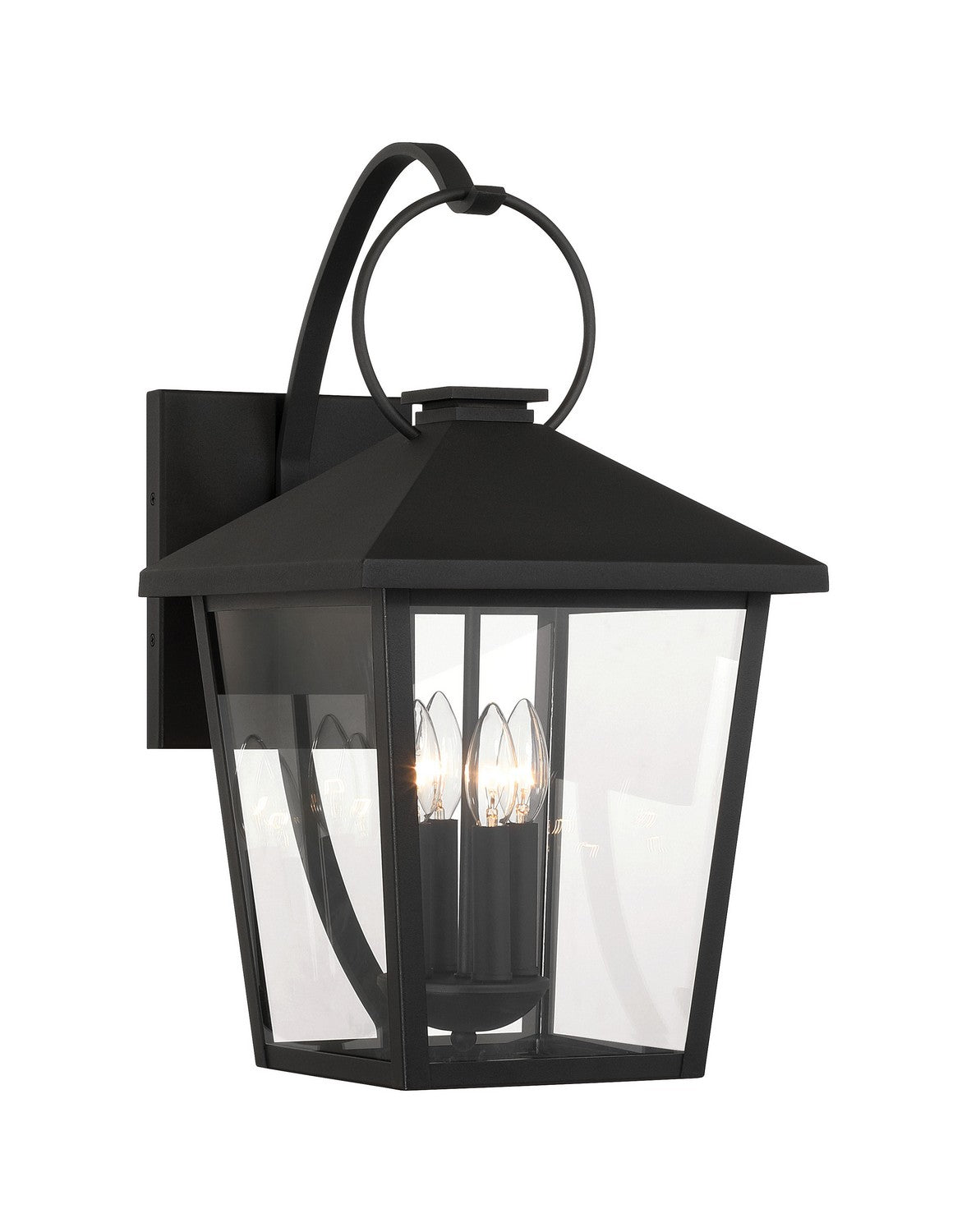 Minka-Lavery - 78001-66 - Four Light Outdoor Wall Sconce - Parkside - Sand Coal Black
