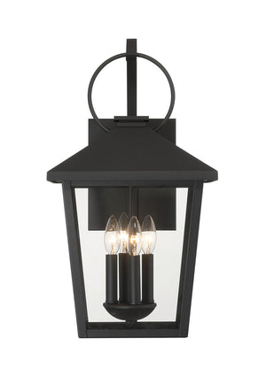 Minka-Lavery - 78001-66 - Four Light Outdoor Wall Sconce - Parkside - Sand Coal Black