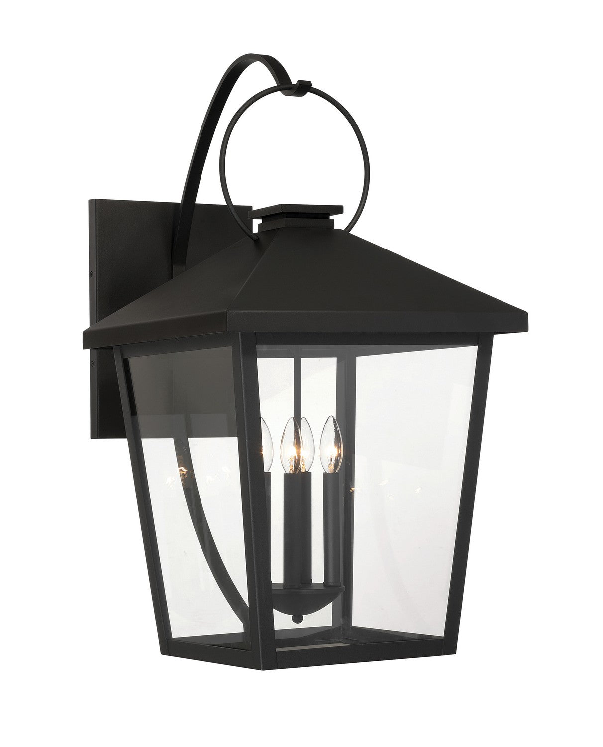Minka-Lavery - 78002-66 - Four Light Outdoor Wall Sconce - Parkside - Sand Coal Black