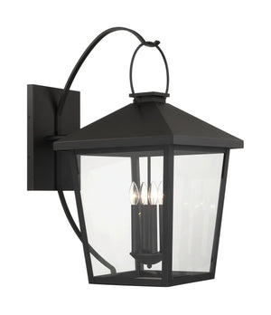 Minka-Lavery - 78002-66 - Four Light Outdoor Wall Sconce - Parkside - Sand Coal Black