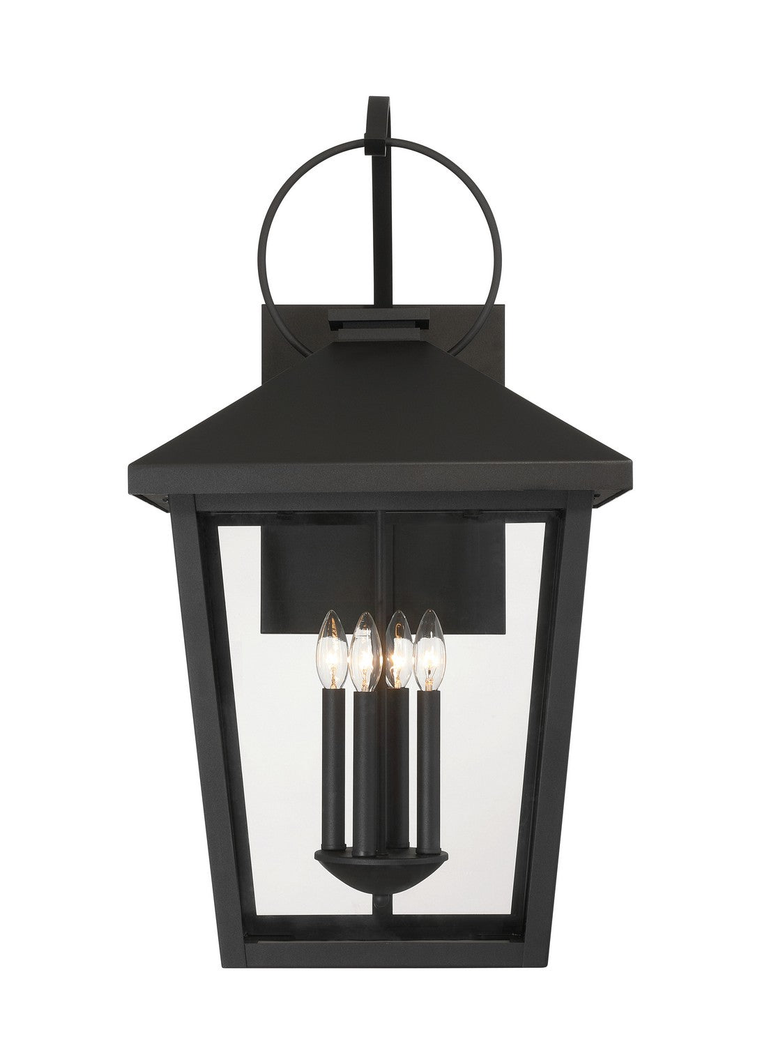 Minka-Lavery - 78002-66 - Four Light Outdoor Wall Sconce - Parkside - Sand Coal Black