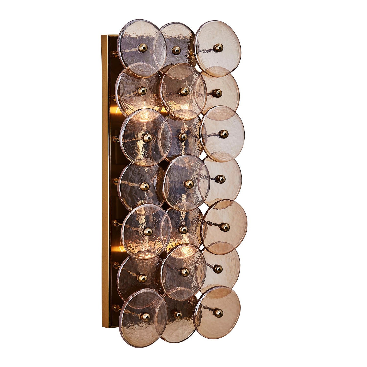 Kalco - 521524PWB - Four Light Wall Sconce - HORTENSIA - Polished Winter Brass