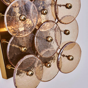 Kalco - 521524PWB - Four Light Wall Sconce - HORTENSIA - Polished Winter Brass
