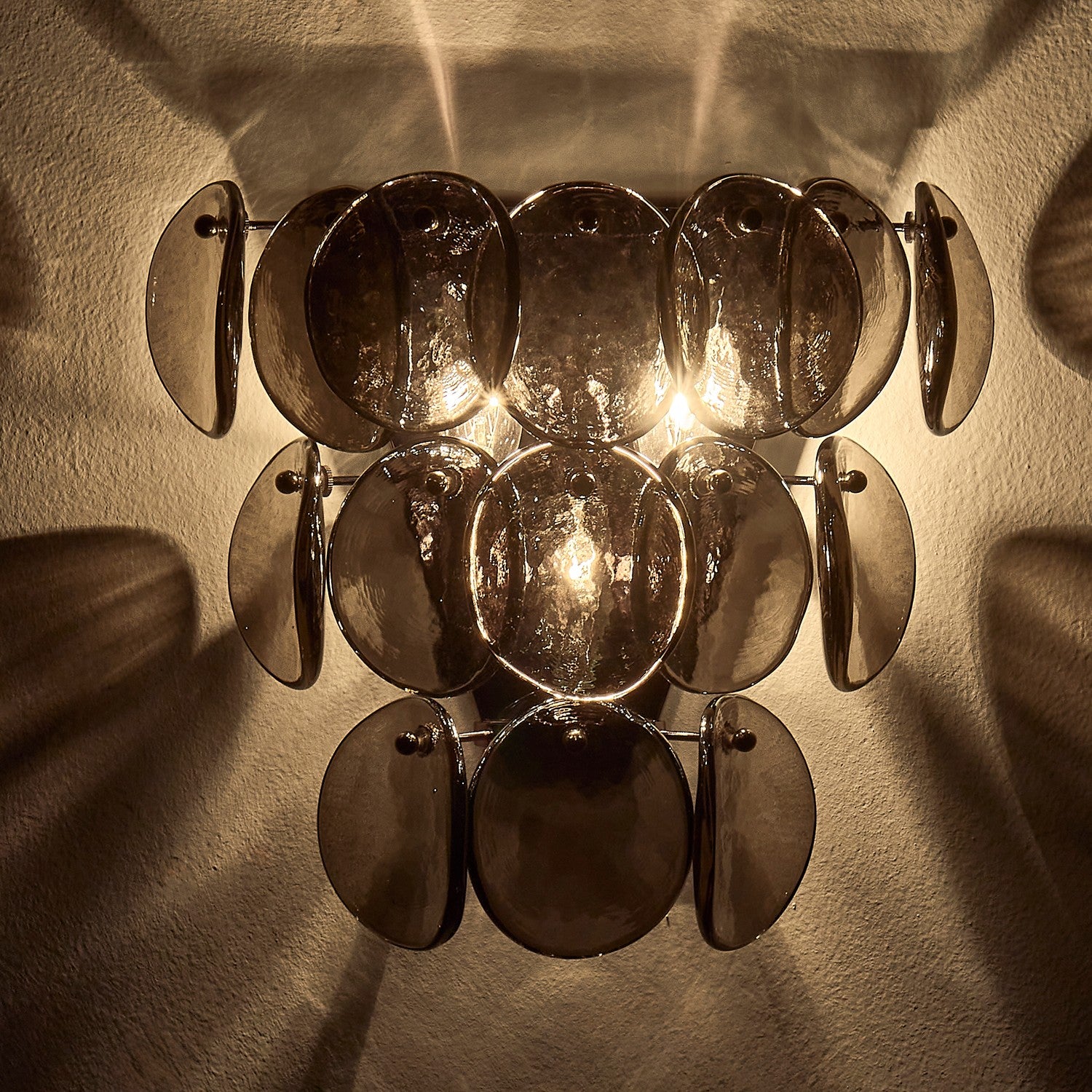 Kalco - 524622BN - Three Light Wall Sconce - UROKO - Black Nickel