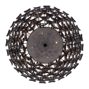 Kalco - 524656BN - 14 Light Pendant - UROKO - Black Nickel