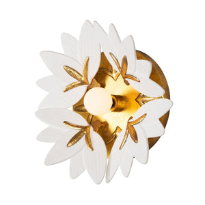 Kalco - 525621OL - One Light Wall Sconce - BLOOM - Oxidized Gold Leaf