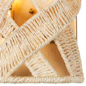 Kalco - 525721MGW - Two Light Wall Sconce - SOGA - Modern Gold And White