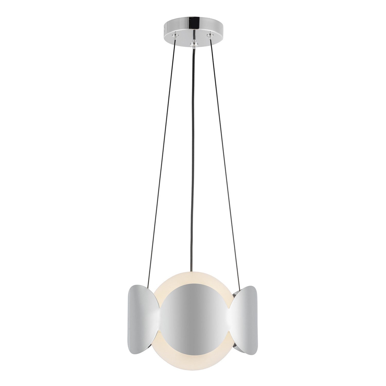 Kuzco Lighting - CH59810-CH/OP - One Light Chandelier - Ciel - Chrome/Opal Glass