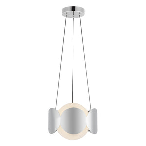Kuzco Lighting - CH59810-CH/OP - One Light Chandelier - Ciel - Chrome/Opal Glass