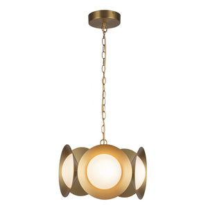 Kuzco Lighting - CH77916-BG/OP-UNV - LED Chandelier - Cleo - Brushed Gold/Opal Glass
