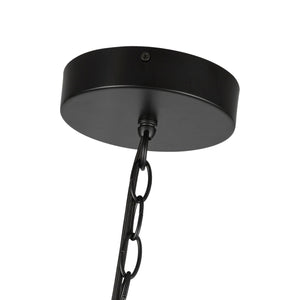 Kuzco Lighting - CH77916-BK/OP-UNV - LED Chandelier - Cleo - Black/Opal Glass