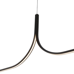 Kuzco Lighting - LP17910-BK-UNV-010-RT - LED Linear Pendant - Thread - Black