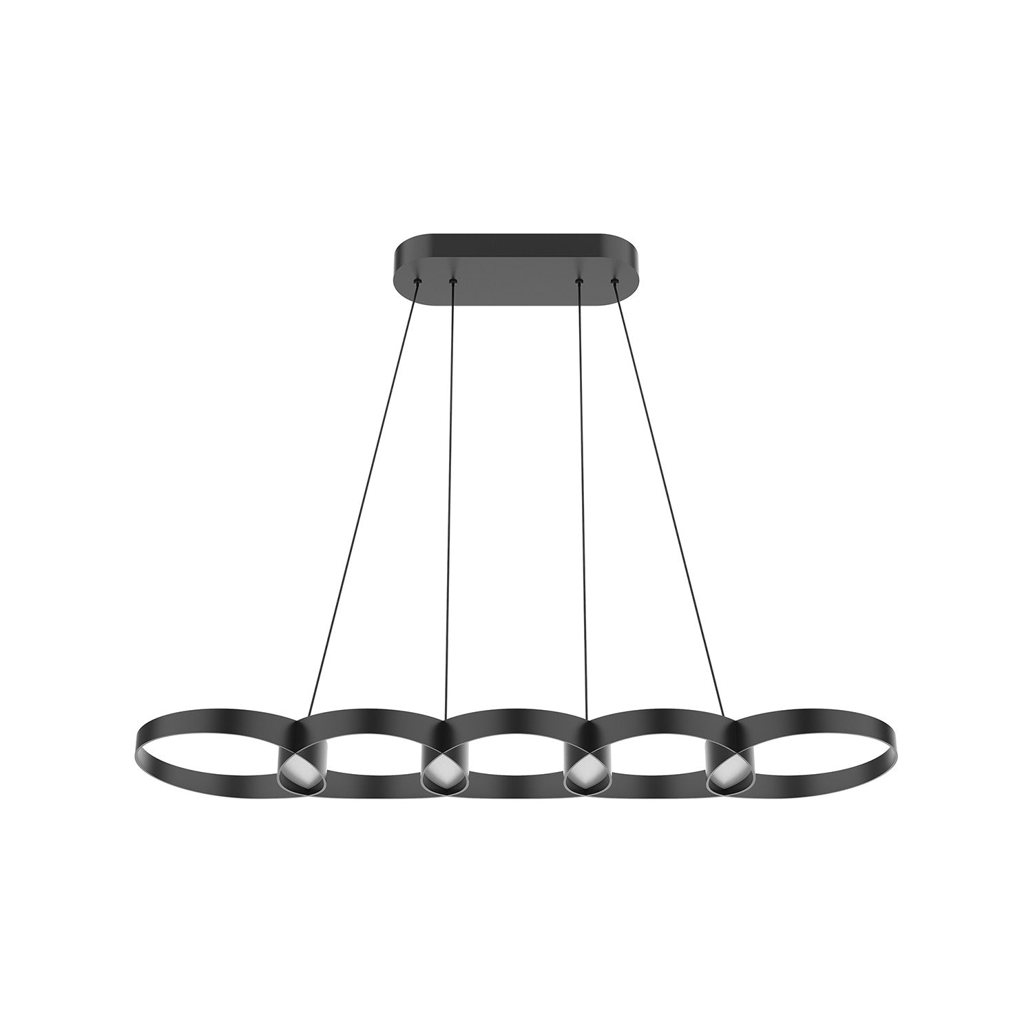 Kuzco Lighting - LP90838-BK-UNV - LED Linear Pendant - Maestro - Black