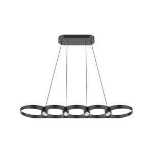 Kuzco Lighting - LP90838-BK-UNV - LED Linear Pendant - Maestro - Black