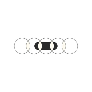 Kuzco Lighting - LP90838-BK-UNV - LED Linear Pendant - Maestro - Black