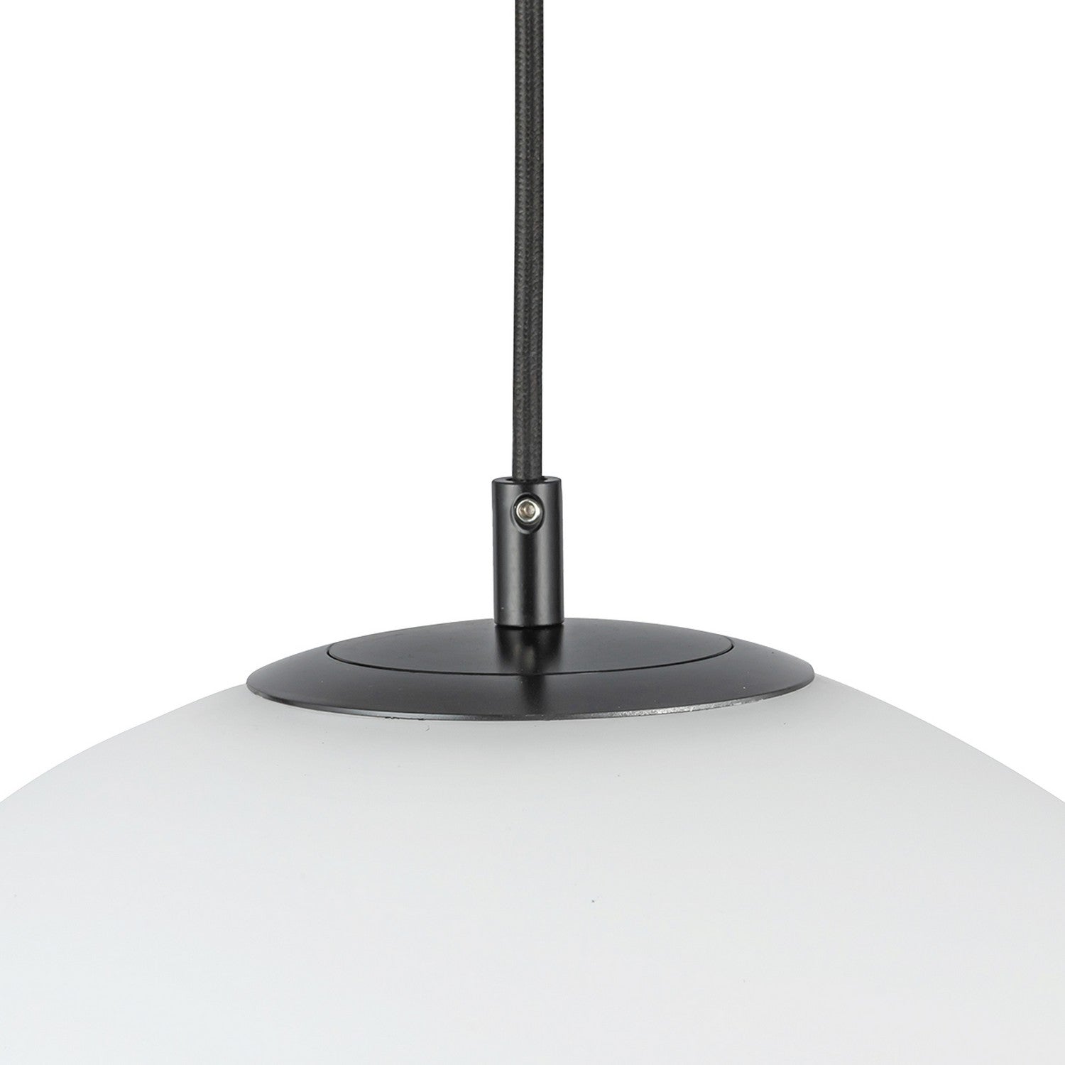 Kuzco Lighting - PD34216-BK/OP - One Light Pendant - Marco - Black/Opal Glass