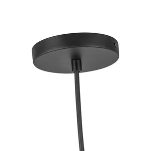 Kuzco Lighting - PD34612-BK/OP - One Light Pendant - Marco - Black/Opal Glass