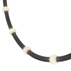 Kuzco Lighting - PD39310-BK/OP-UNV-010 - LED Pendant - Corda - Black/Opal Glass