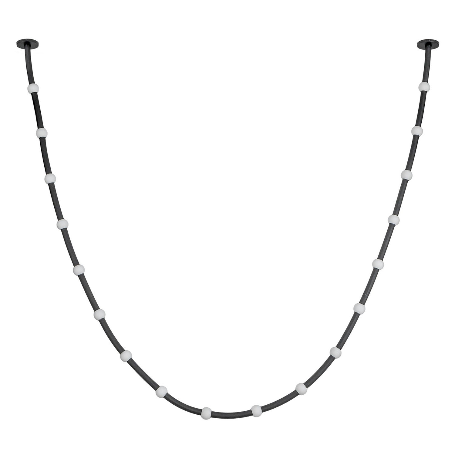 Kuzco Lighting - PD39317-BK/OP-UNV-010-RT - LED Pendant - Corda - Black/Opal Glass