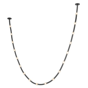 Kuzco Lighting - PD39317-BK/OP-UNV-010-RT - LED Pendant - Corda - Black/Opal Glass