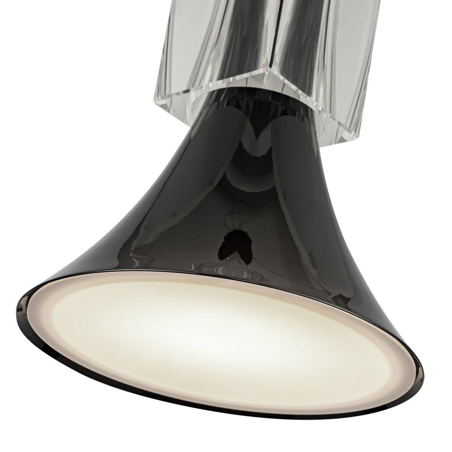 Kuzco Lighting - PD94108-GBK/CC-UNV - LED Pendant - Floe - Glossy Black/Clear Crystal