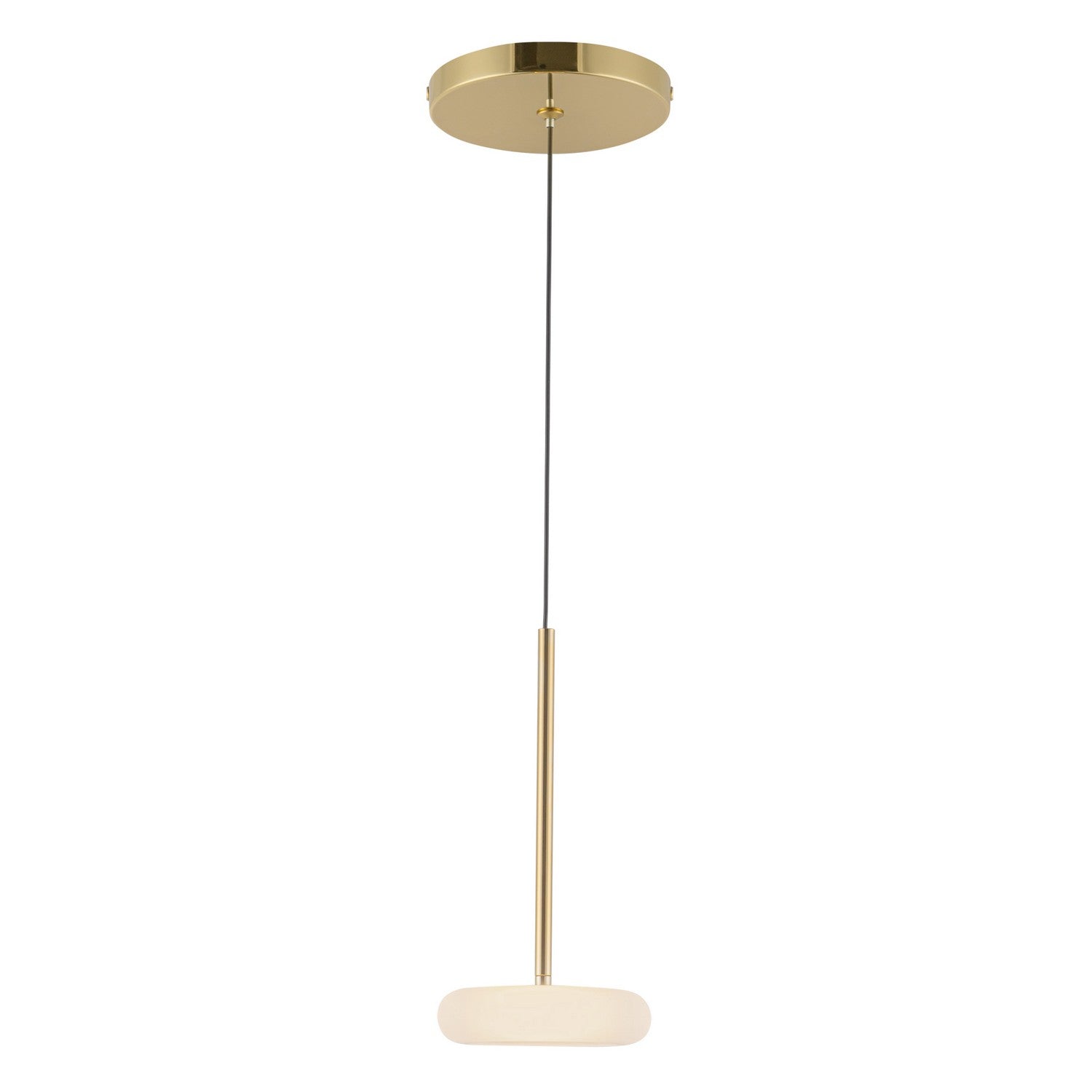Kuzco Lighting - PD97204-MRB/FR - LED Pendant - Stephord - Metallic Brass/Frosted Glass