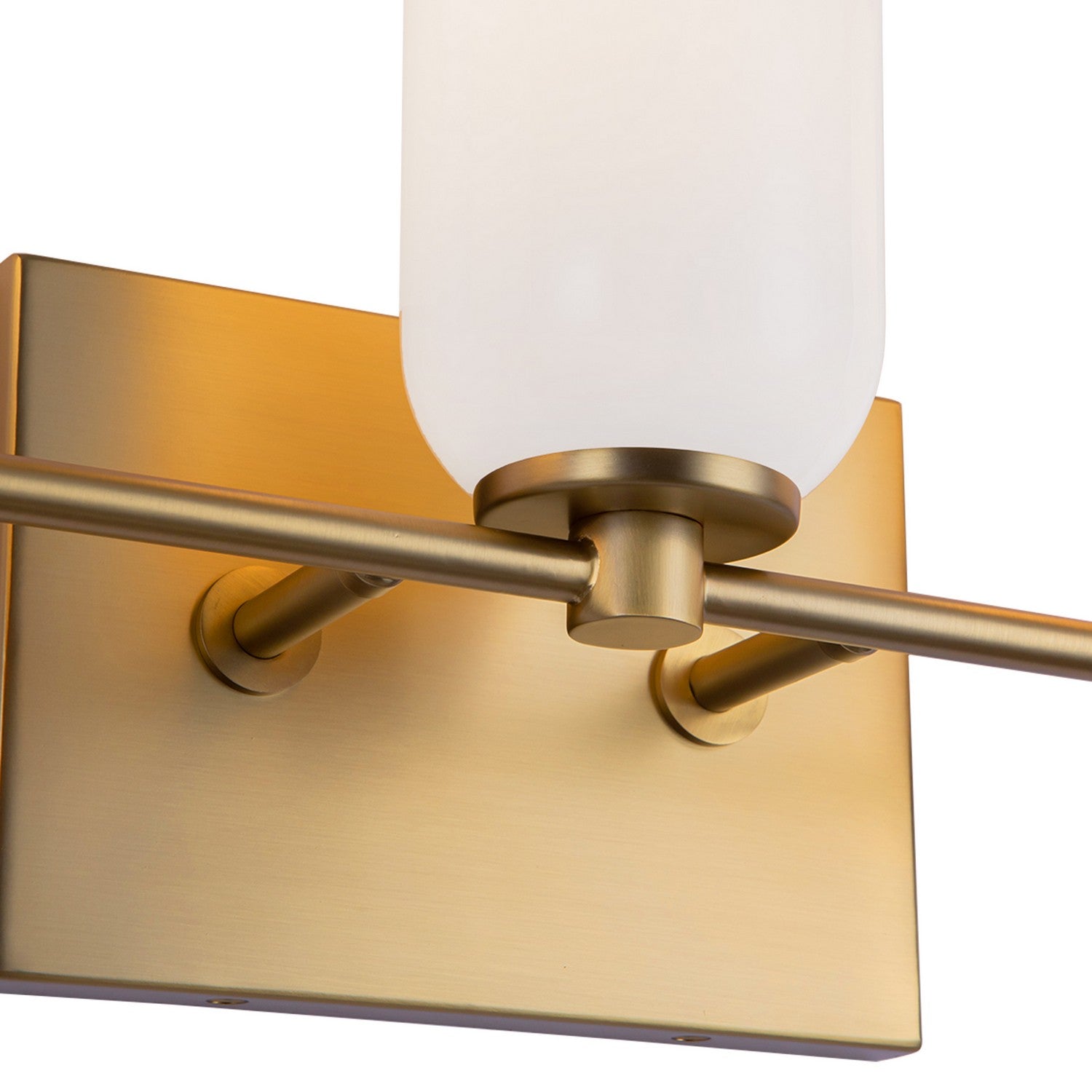 Kuzco Lighting - VL57718-BG/GO - Three Light Vanity - Nola - Brushed Gold/Glossy Opal Glass