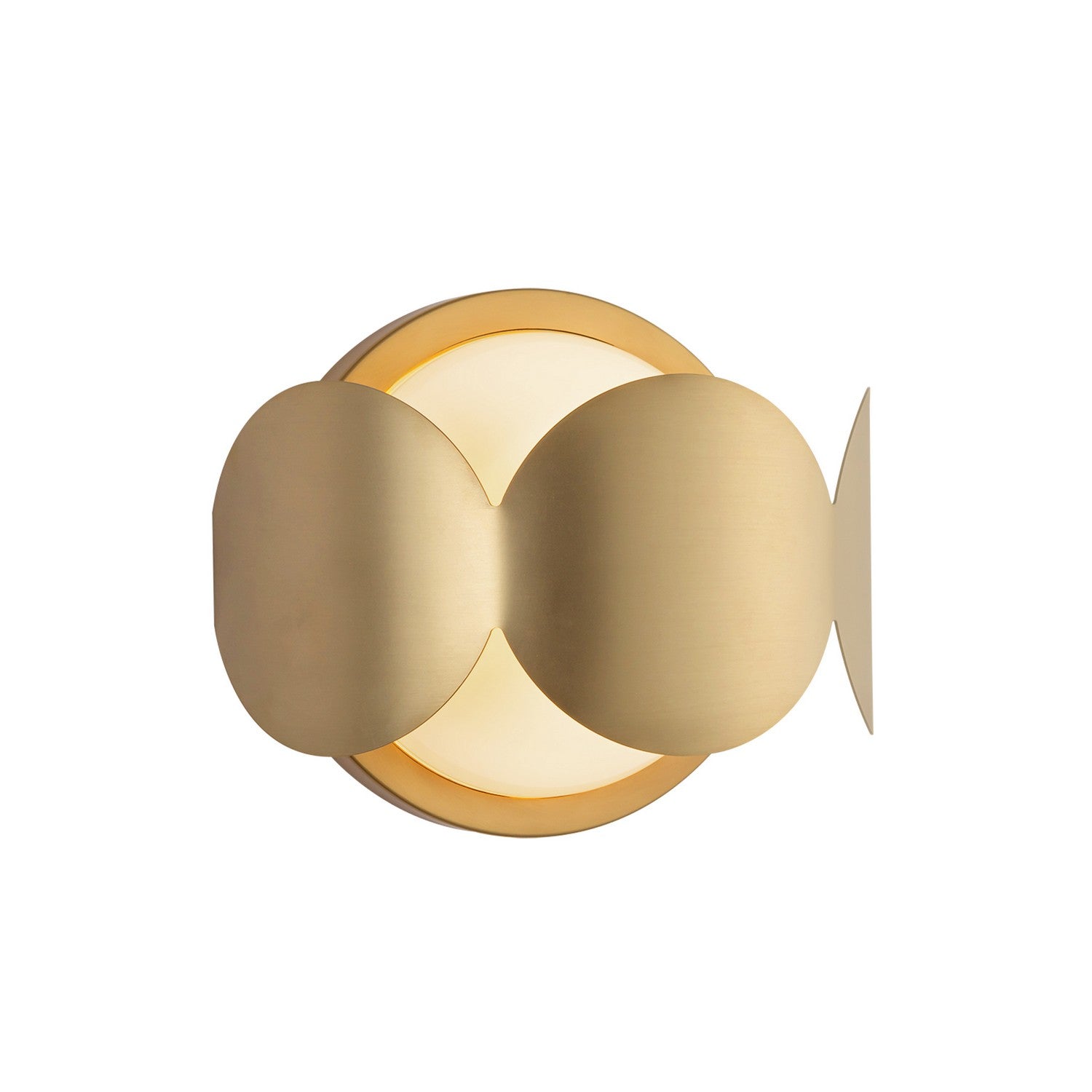 Kuzco Lighting - WS59810-BG/OP - One Light Wall Sconce - Ciel - Brushed Gold/Opal Glass
