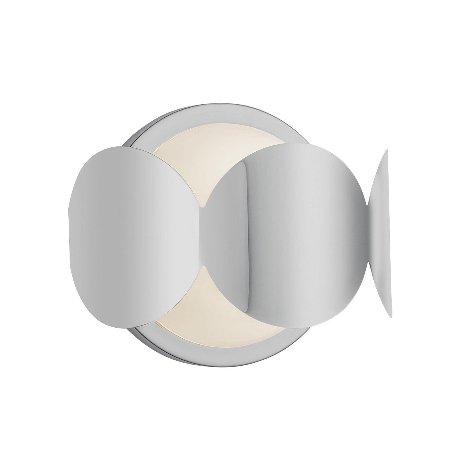 Kuzco Lighting - WS59810-CH/OP - One Light Wall Sconce - Ciel - Chrome/Opal Glass