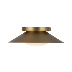 Kuzco Lighting - WS77909-BG/OP - LED Wall Sconce - Cleo - Brushed Gold/Opal Glass
