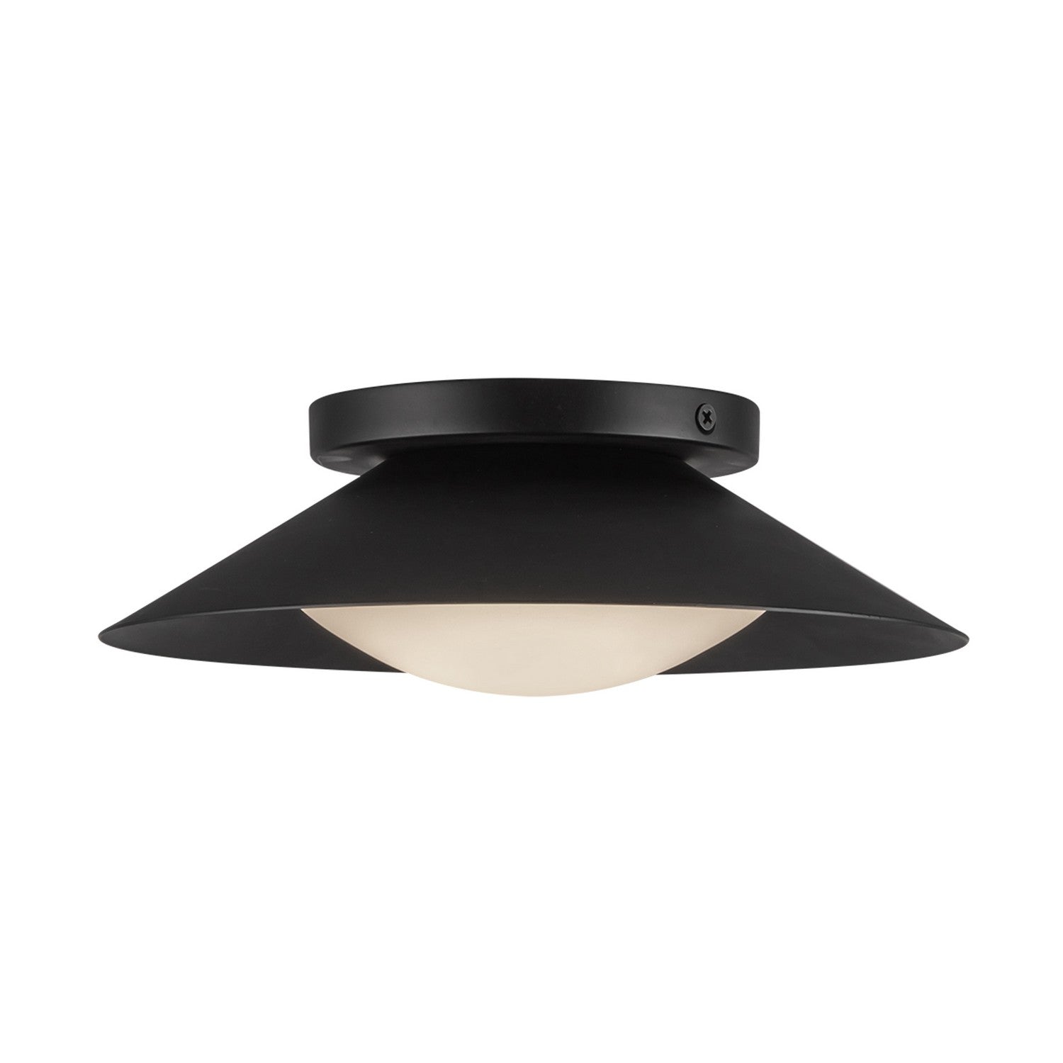 Kuzco Lighting - WS77909-BK/OP - LED Wall Sconce - Cleo - Black/Opal Glass