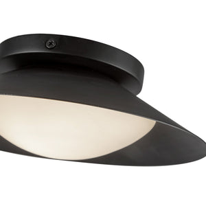 Kuzco Lighting - WS77909-BK/OP - LED Wall Sconce - Cleo - Black/Opal Glass