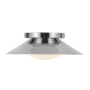 Kuzco Lighting - WS77909-CH/OP - LED Wall Sconce - Cleo - Chrome/Opal Glass