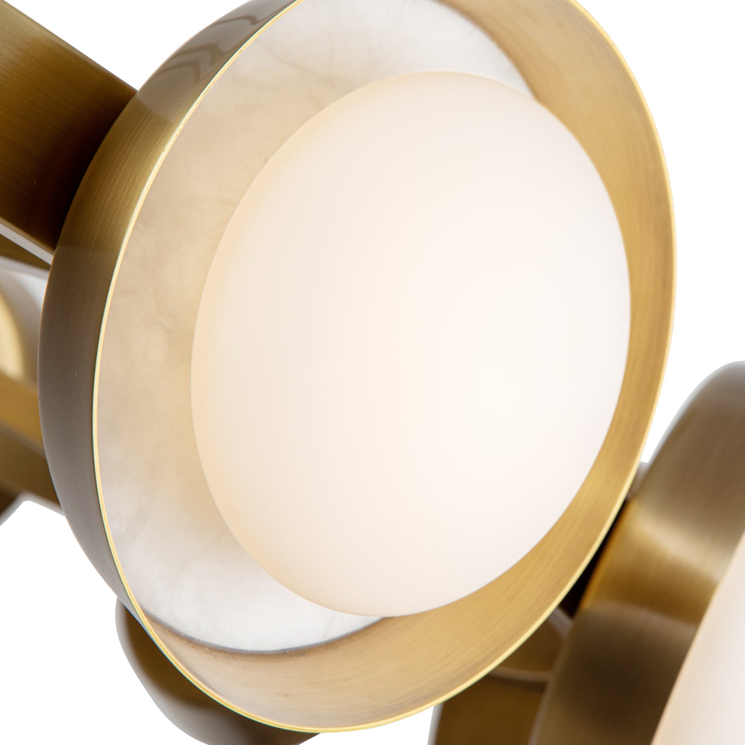 Alora - CH320050VB-UNV - LED Chandelier - Alonso - Vintage Brass